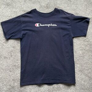 Boys Champion Tee Shirt Short Sleeve Logo | Size: XL